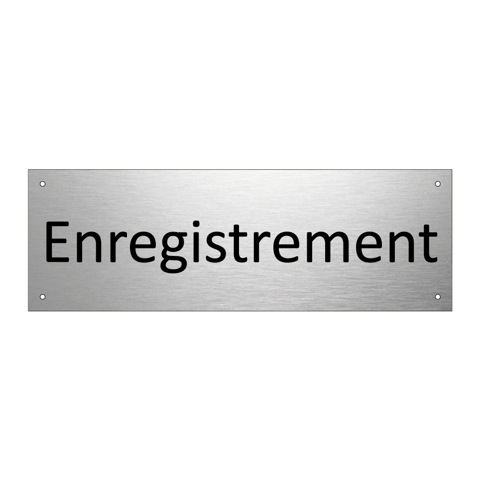 Enregistrement