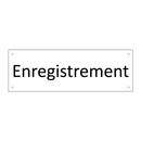 Enregistrement