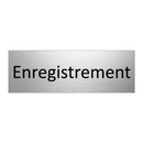 Enregistrement