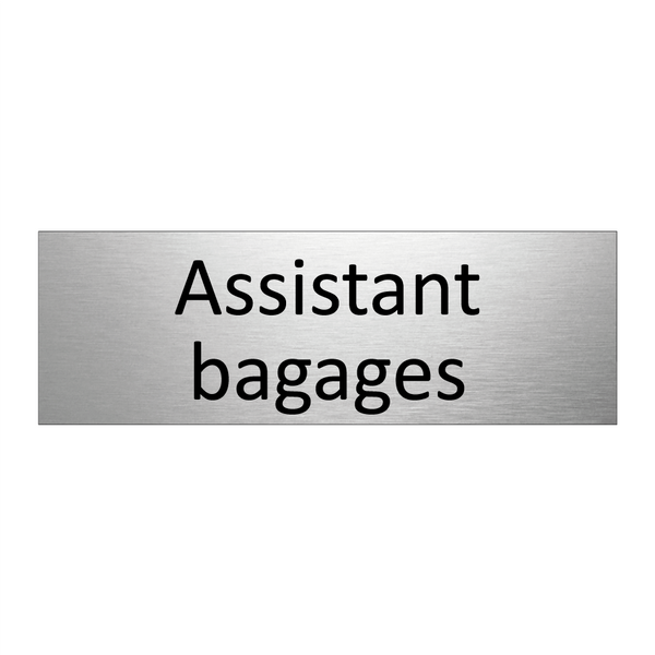 Assistant bagages