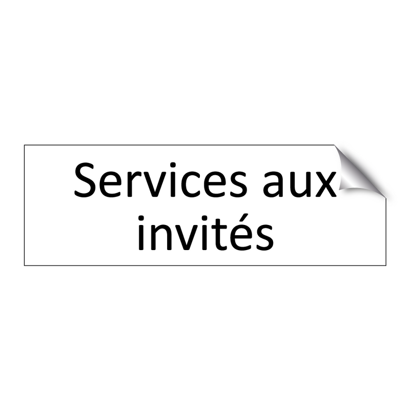 Services aux invités