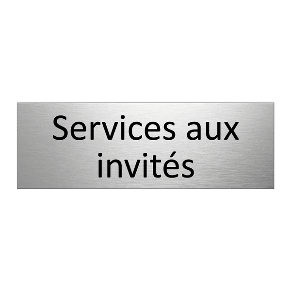 Services aux invités