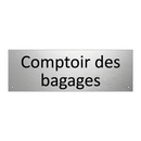 Comptoir des bagages