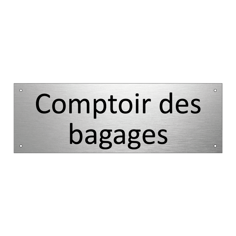 Comptoir des bagages