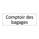 Comptoir des bagages