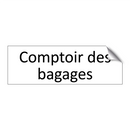 Comptoir des bagages