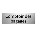 Comptoir des bagages
