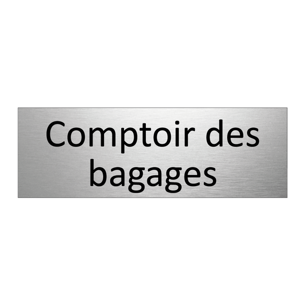 Comptoir des bagages
