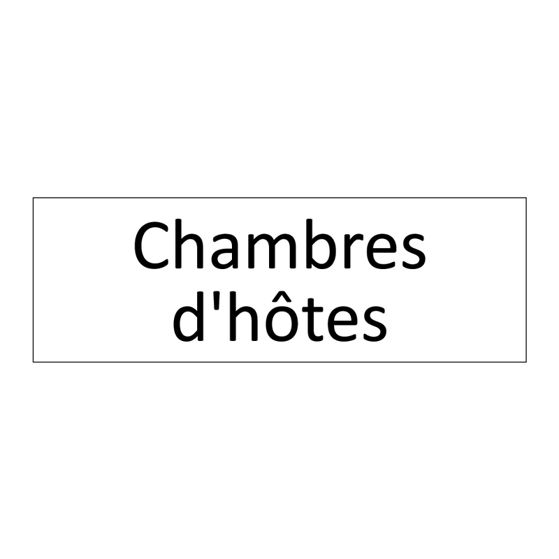 Chambres d'hôtes