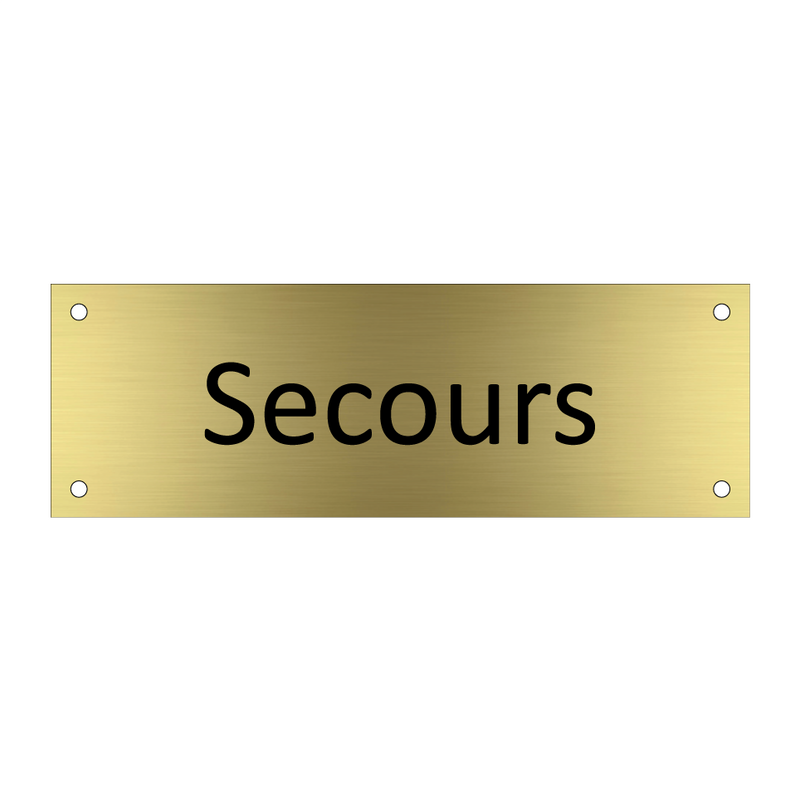 Secours & Secours & Secours