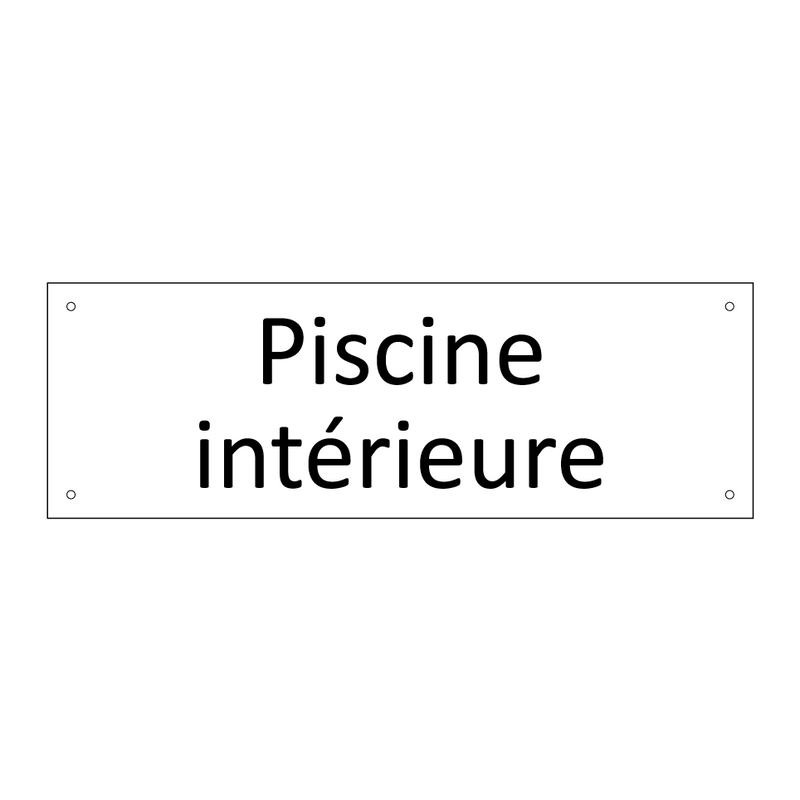 Piscine intérieure