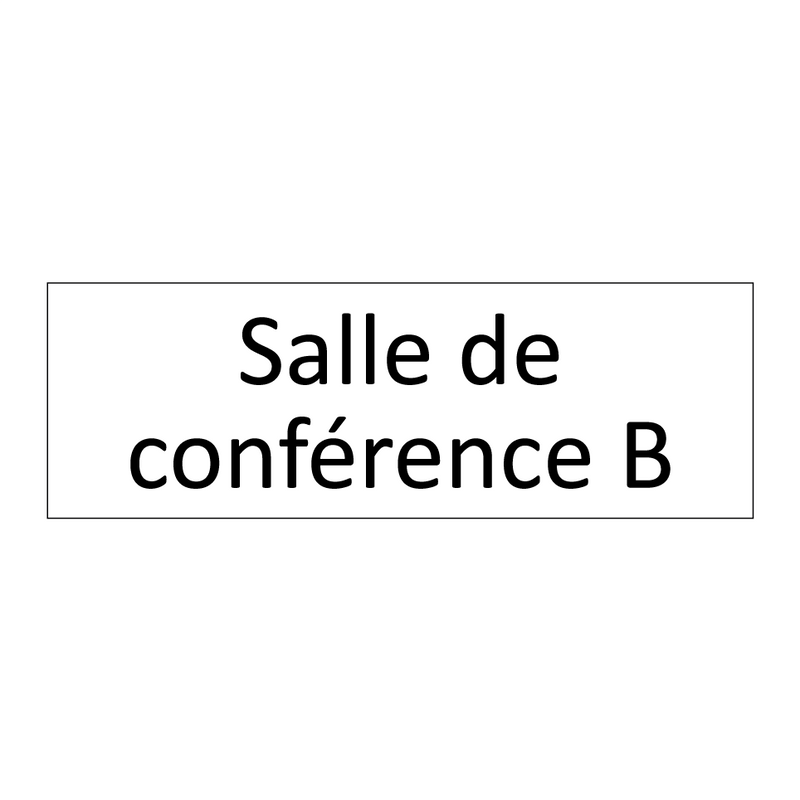 Salle de conférence B