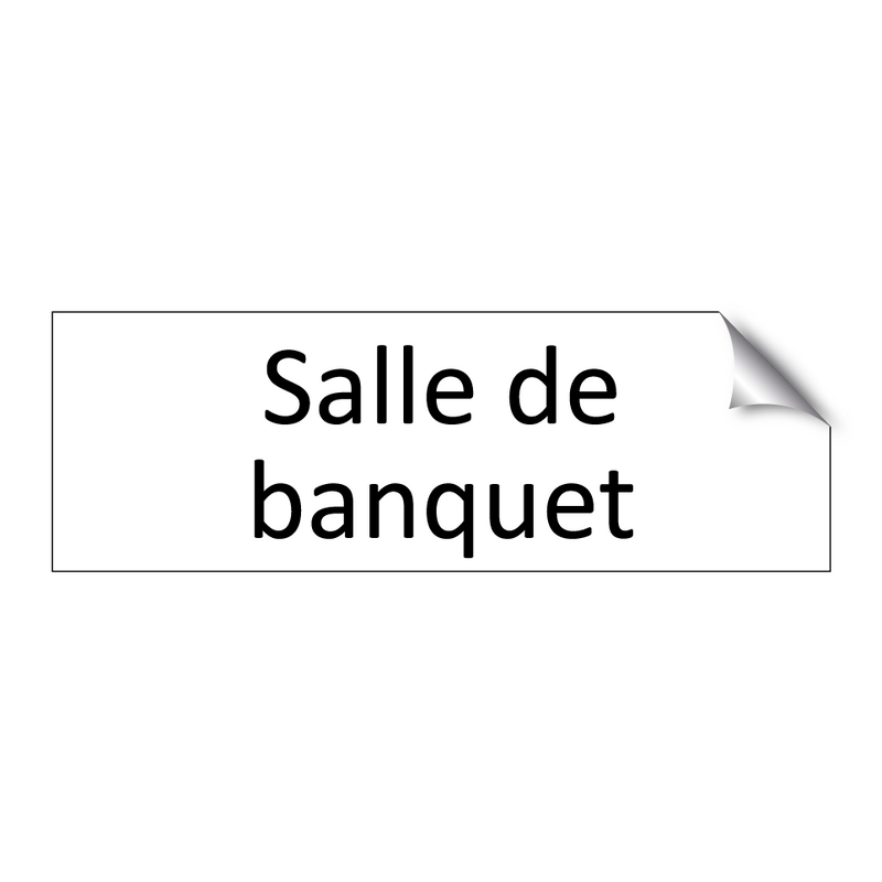 Salle de banquet