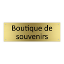 Boutique de souvenirs