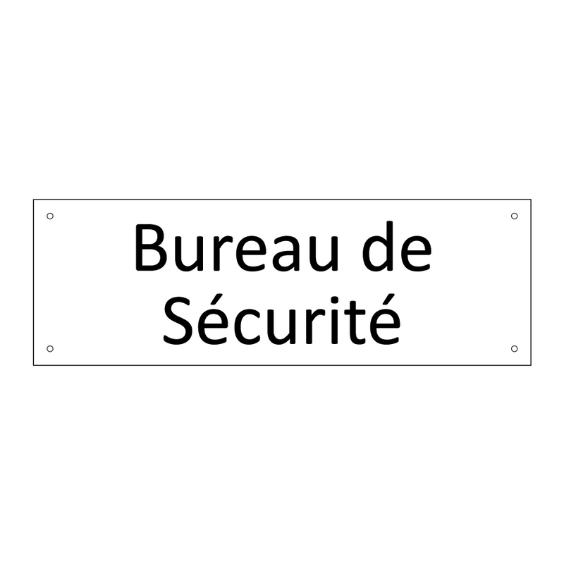 Bureau de Sécurité