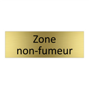 Zone non-fumeur