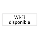 Wi-Fi disponible