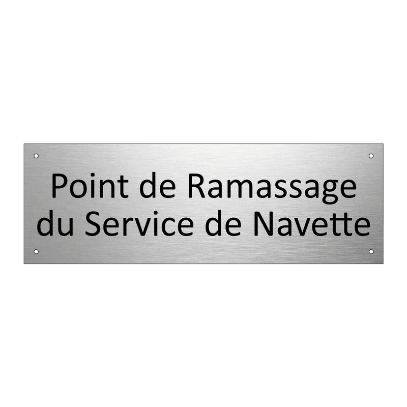 Point de Ramassage du Service de Navette