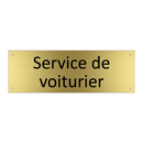 Service de voiturier
