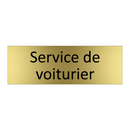 Service de voiturier