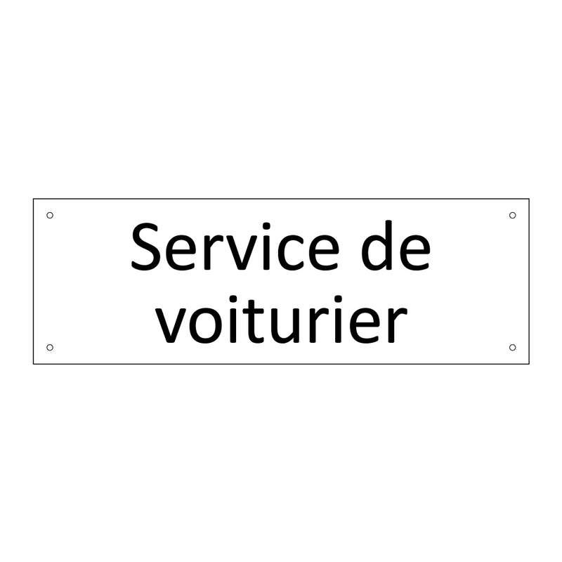 Service de voiturier