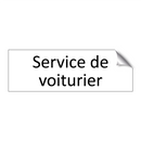 Service de voiturier