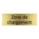Zone de chargement