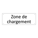Zone de chargement
