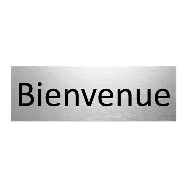 Bienvenue