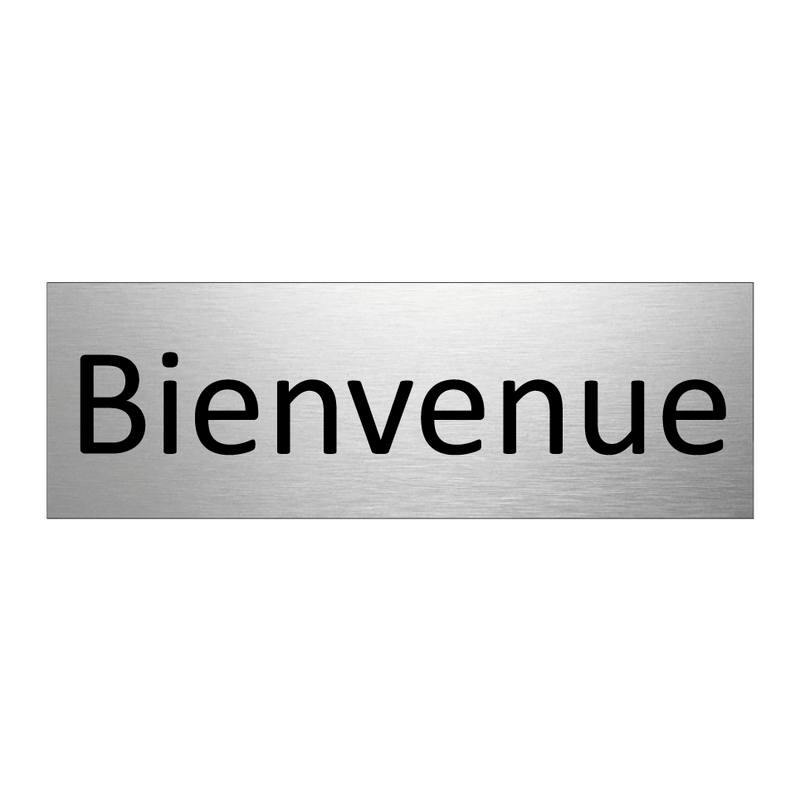 Bienvenue