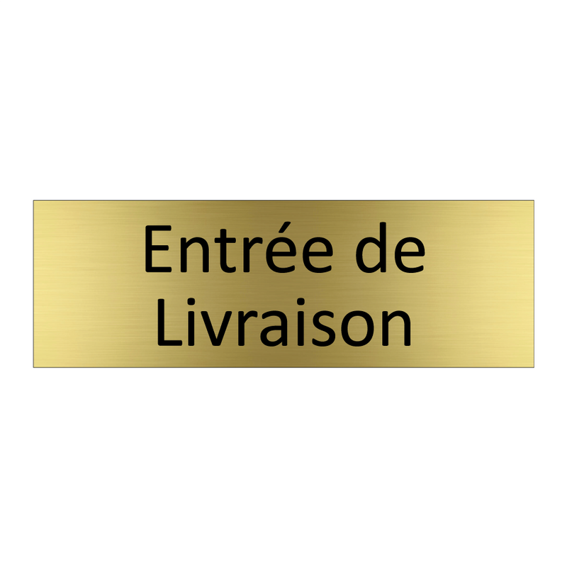 Entrée de Livraison