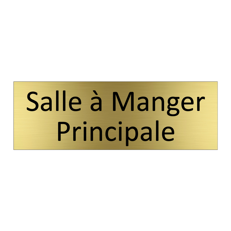 Salle à Manger Principale