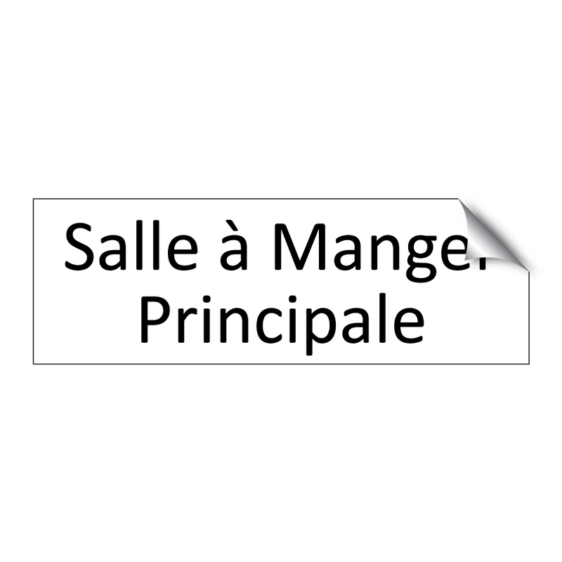 Salle à Manger Principale