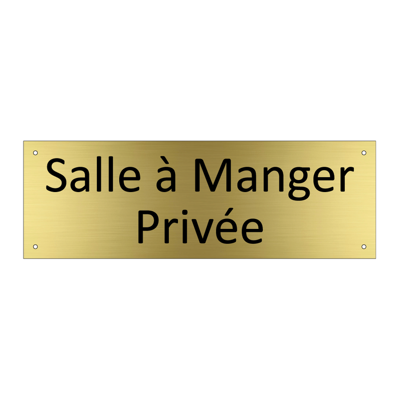 Salle à Manger Privée