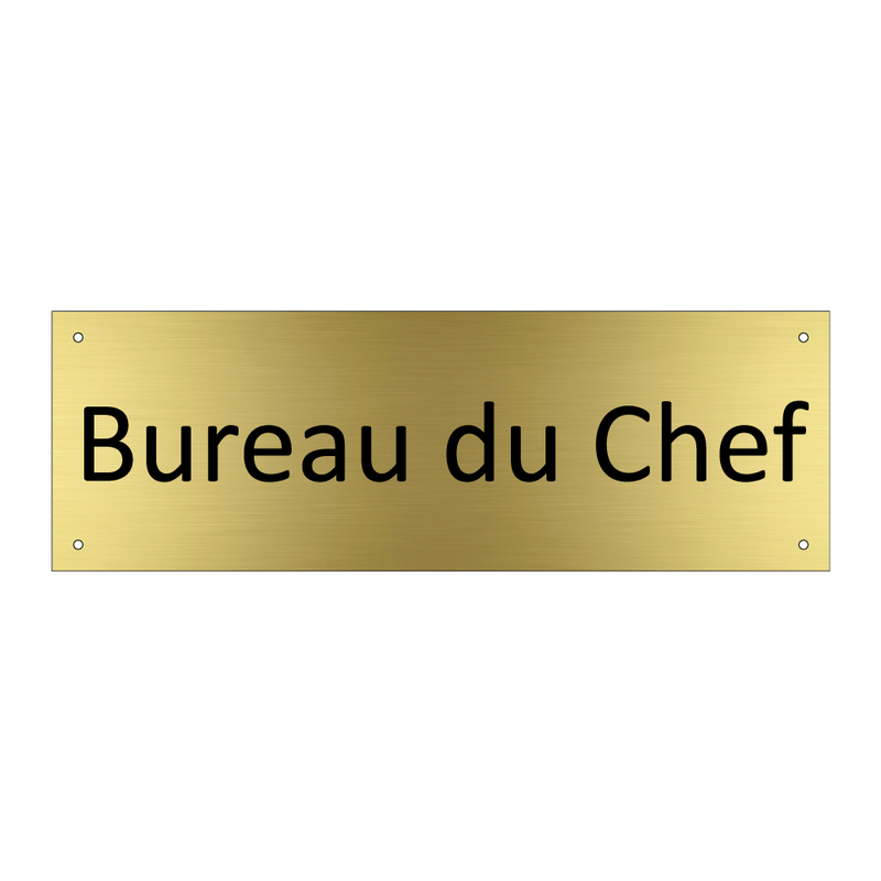 Bureau du Chef