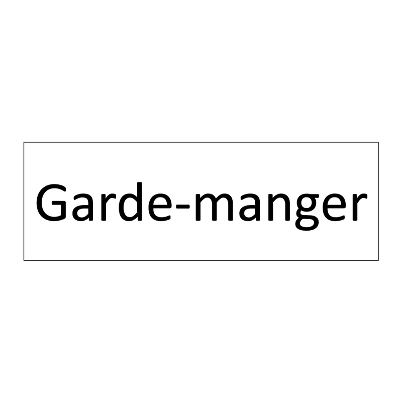 Garde-manger