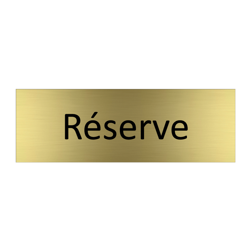 Réserve & Réserve & Réserve & Réserve & Réserve & Réserve