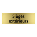 Sièges extérieurs