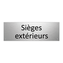 Sièges extérieurs