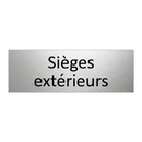 Sièges extérieurs