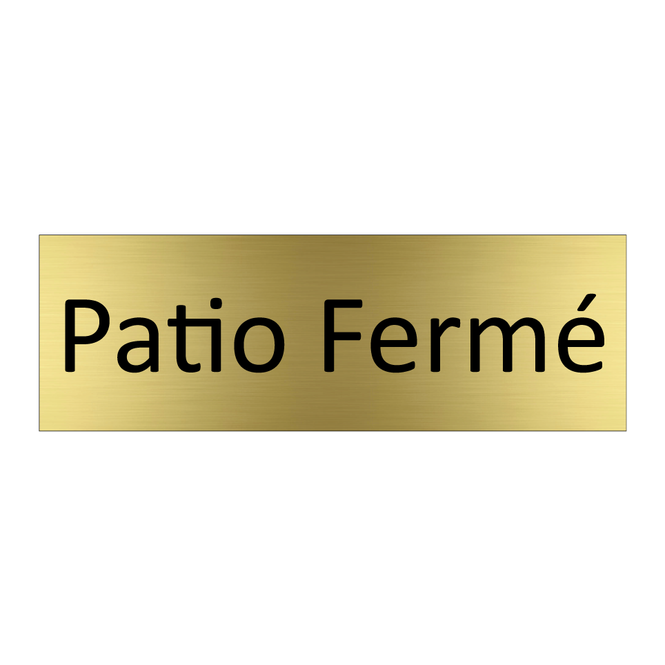 Patio Fermé