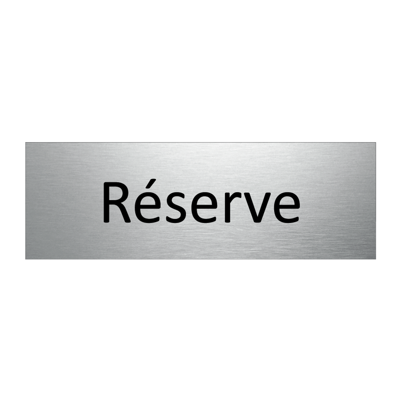 Réserve & Réserve & Réserve & Réserve & Réserve & Réserve & Réserve