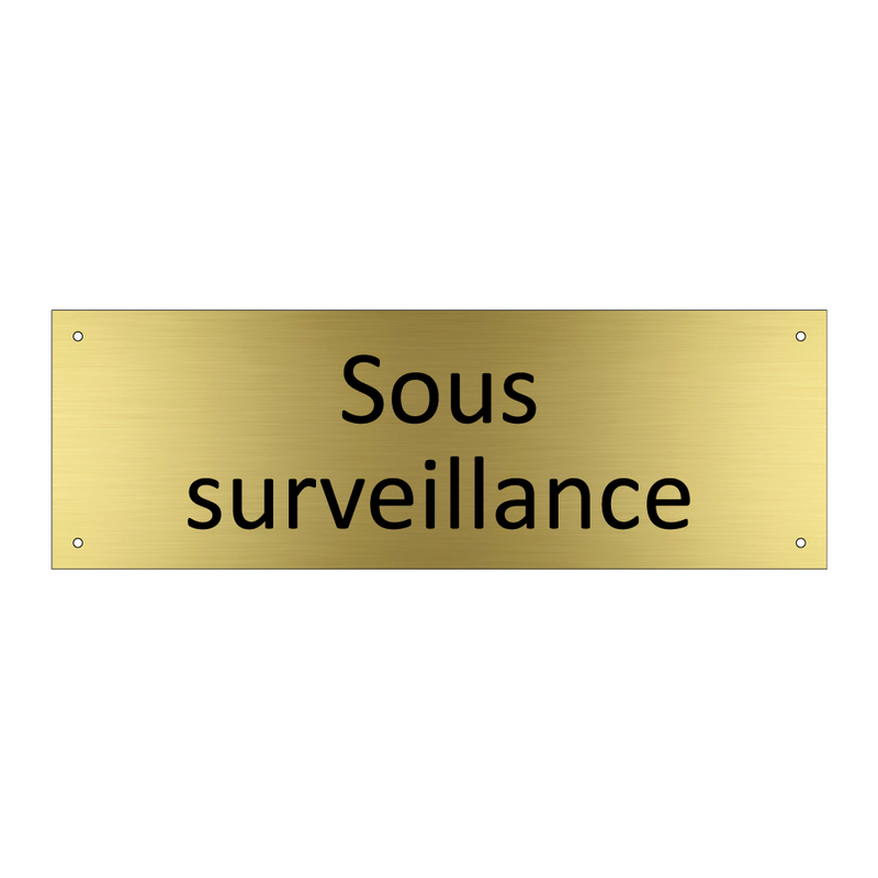 Sous surveillance