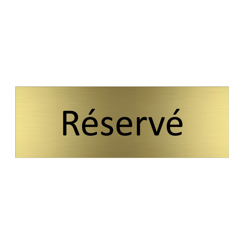 Réservé & Réservé & Réservé & Réservé & Réservé & Réservé