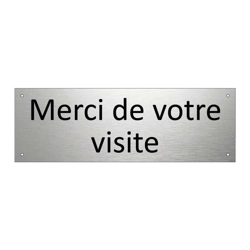 Merci de votre visite