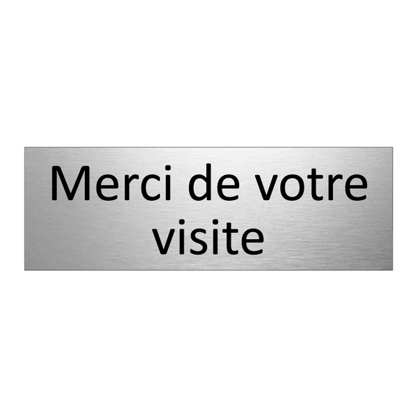 Merci de votre visite
