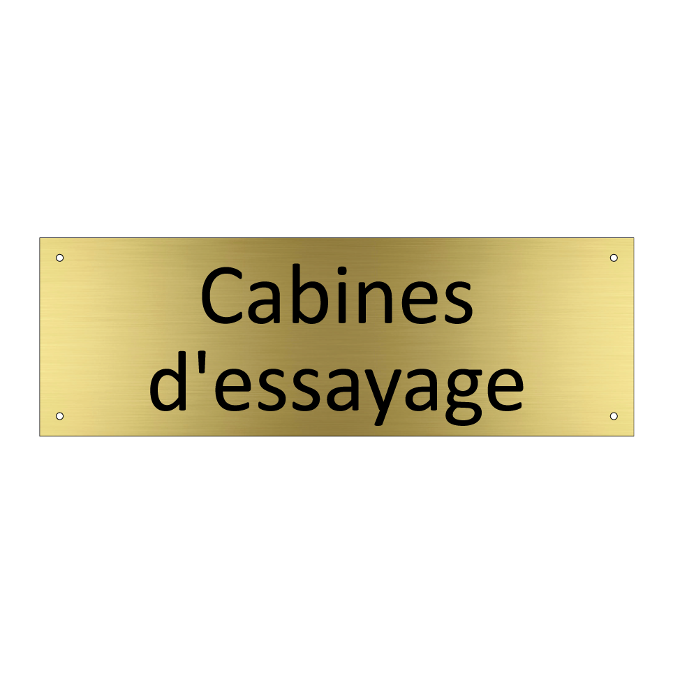 Cabines d'essayage