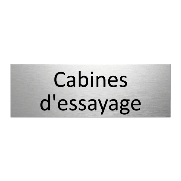 Cabines d'essayage