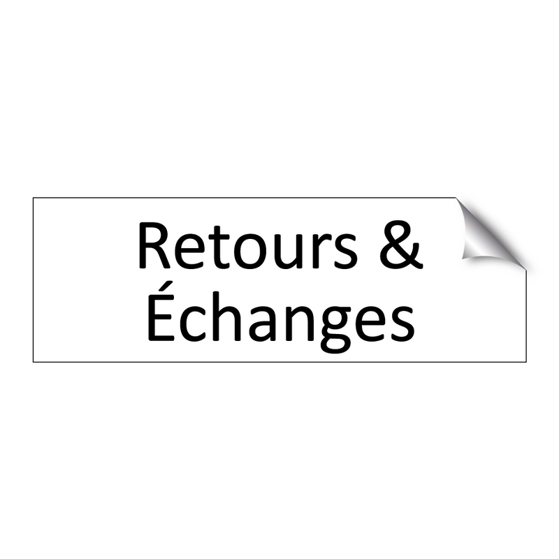 Retours & Échanges