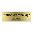 Station d'emballage cadeau